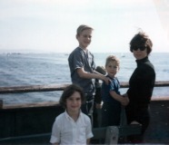Kim, Terry, Roger & Mom on the Pier