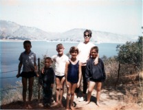 Mark, Roger, Terry, Kim, Mom & Buddy