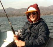 Ken Fishing in Big Bear