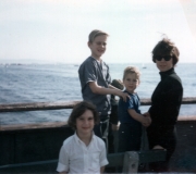 Kim, Terry, Roger & Mom on the Pier