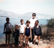 Mark, Roger, Terry, Kim, Mom & Buddy