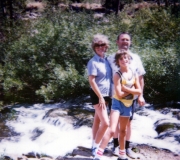 Mom, Dad & Tom at the River