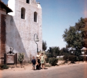 Mom & Kids at Mission 1968