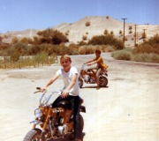 Terry-on-Mini-Bike-at-the-Lake-House-Rental-early-70s-2
